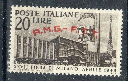 trieste A 1949 fiera di milano gomma integra n.39