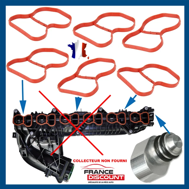 Lot De 4 Clapets/bouchons Pour Collecteur D'admission BMW - Diamètre 33mm - Compatible Moteurs M47, M47N, M57 - Neuf