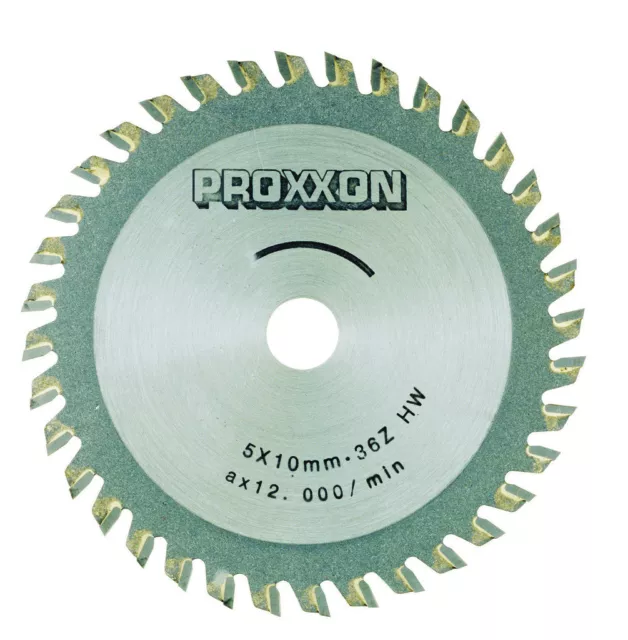 2 x PROXXON Kreissägeblatt, HM-bestückt 80 mm, 36 Zähne Nr. 28732
