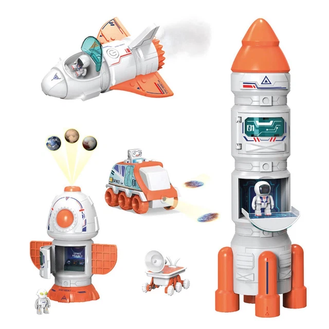 ANCIEN JOUET NAVETTE spatiale NASA USA EVERLAST TOYS Hong Kong années