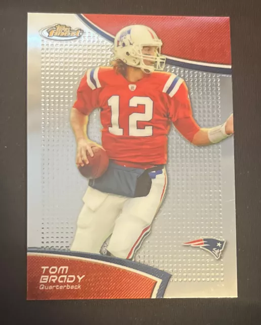 Tom Brady 2011 Topps Finest Red Jersey New England Patriots #70 HOF Invest!