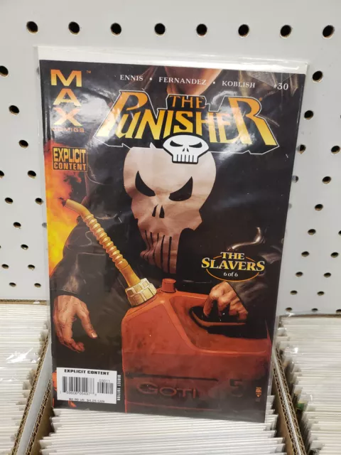Marvel Punisher #30 Max Comics The Slavers Part 6 of 6 Unread Condition