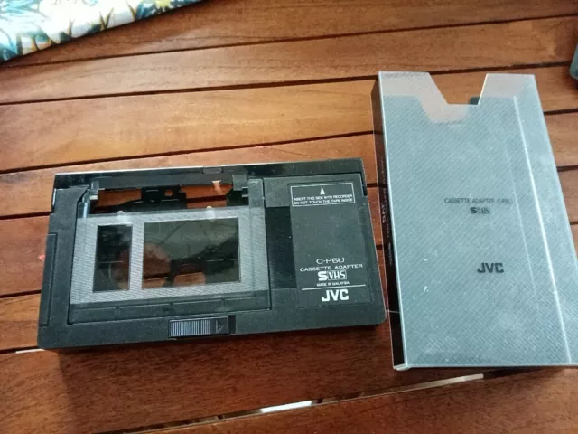 JVC C-P6U ADAPTATEUR CASSETTE CAMESCOPE VHS-C-VHSC MAGNETOSCOPE VHS K7  VIDEO EUR 39,99 - PicClick FR