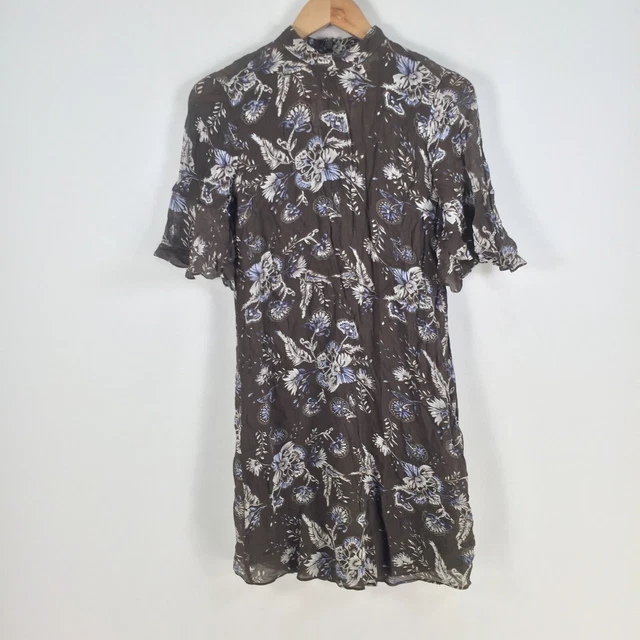 WITCHERY WOMENS DRESS Size 6 Green Short SLeeve Knee Length Fit N Flare  (3088) $30.00 - PicClick AU