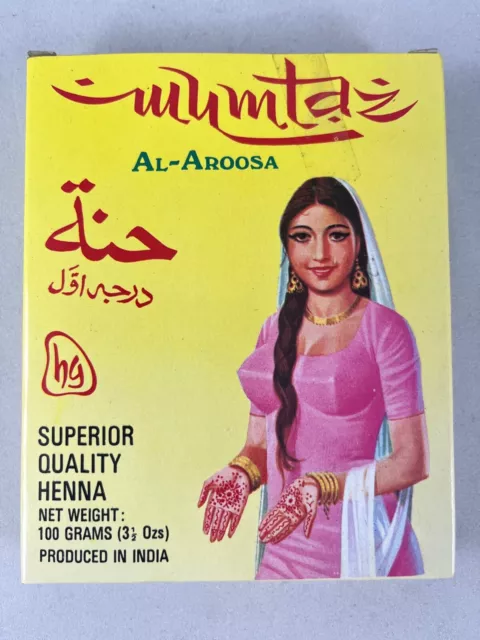 2 x 100g Mumtaz Top Qualität Henna Mendhi Hochzeiten Verlobungen