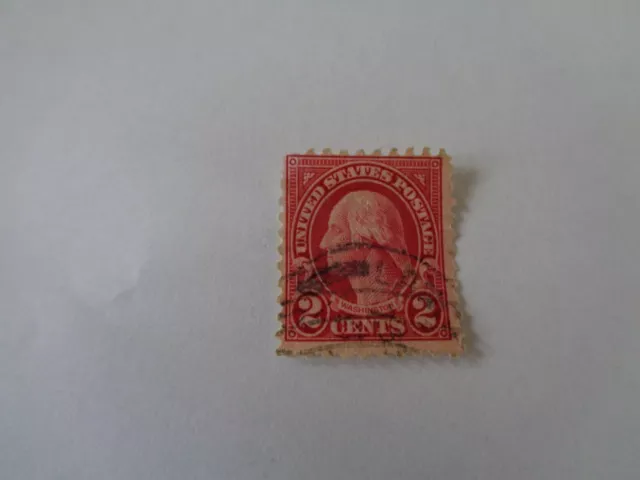 George Washington Red 2 Cent Stamp ( Used )