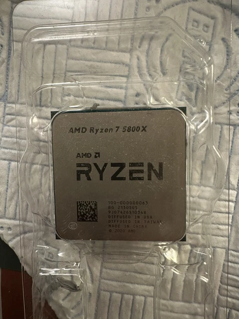 AMD RYZEN 7 5800x processor £79.00 - PicClick UK