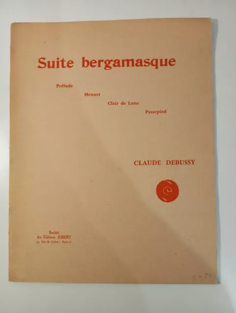Debussy - Suite Bergamasque - Prélude, Menuet, Clair de lune, et Passepied