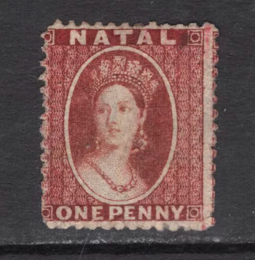 M20278 South African States ~ Natal 1863 SG18 - 1d lake No gum.