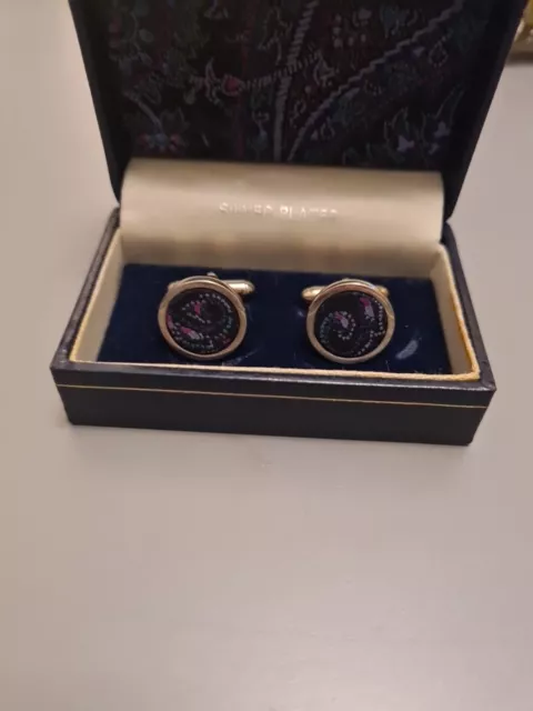 Liberty Mens Silk Cuff Links Boxed