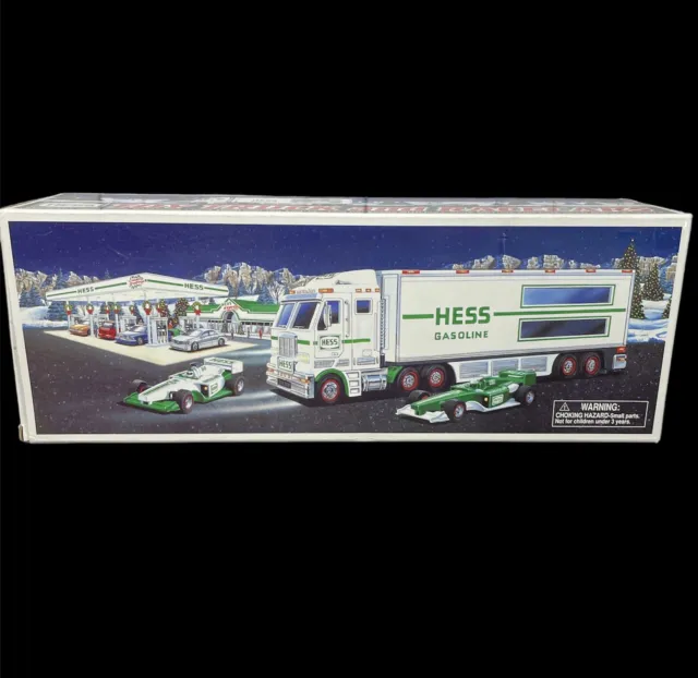 2003 Hess Toy Truck and RACE CARS Collectibles - New In Box
