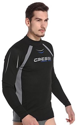 Cressi Cressi XLW495507 TG. XXXL/7 Nero/Gri T-Shirt Termica Maniche Corte Uomo 58 