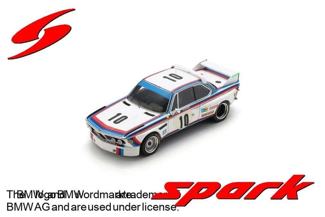 1/18 Minichamps BMW 3.0 CSL 24h Le Mans 1977 #76 Diecast Car Model Toys gifts