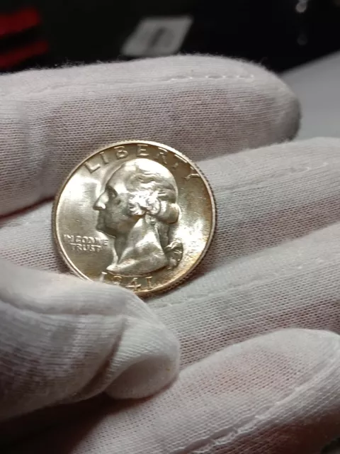 👉 1941-S Washington Quarter  Bu Choice Stunning Higher  Grade Coin