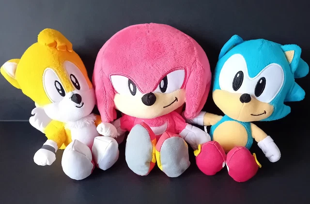 SONIC THE HEDGEHOG Sonic Tails & Knuckles Plush £10.99 - PicClick UK