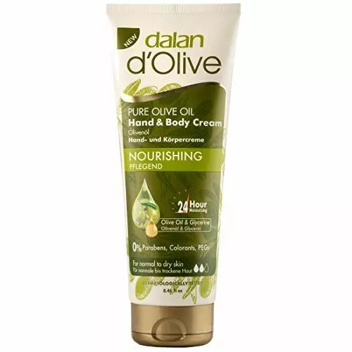 6x DALAN D'OLIVE OLIVENÖL CREME FEUCHTIGKEITSSPENDENDE HANDKÖRPER ALKOHOLFREI 75ml 2