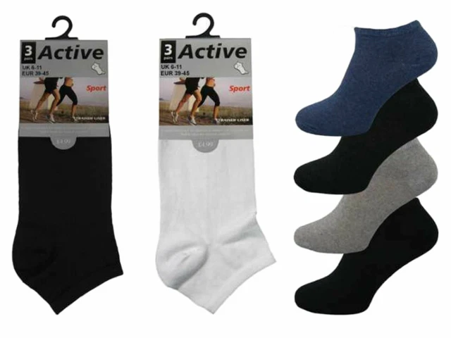 Calze da ginnastica ricche 3 ragazzi ragazze CLEARANCE logo sportivo attivo cotone UK