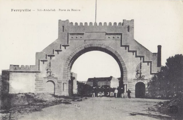 Sidi-Abdailah Porte de Bizerte FERRYVILLE Tunisie Carte Postale Ancienne E C 271