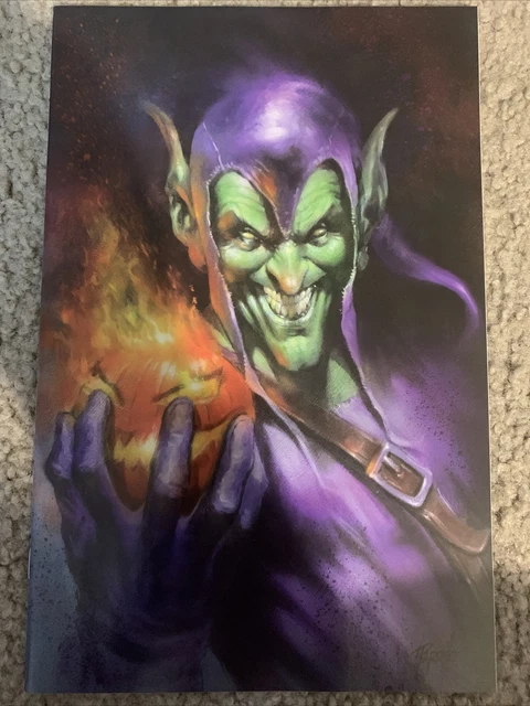 amazing spiderman 44 parrillo virgin variant marvel comics exclusive Greengoblin