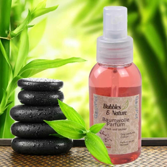 Perfume de algodón Bubbles & Nature mascota cuidado del pelaje cosméticos para perros