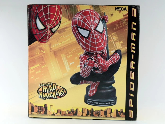 Spider-Man 2 Extreme Head Knockers Bobblehead figure-NECA (2004) NIB