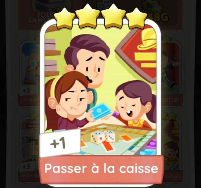 CARTE MONOPOLY GO 4 Étoiles Passer A La Caisse EUR 2,00 PicClick FR