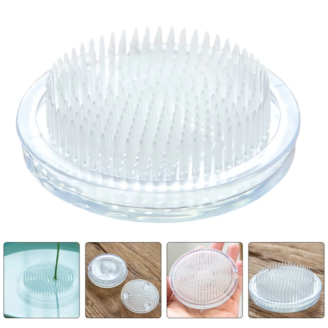 1 pieza Creative Flower Arrangement Base recipiente de flores elegante simple (transparente
