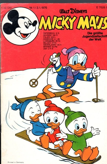 Micky Maus   Sie Wählen  1 Heft  aus 1976  ab 5 auktionen portofrei