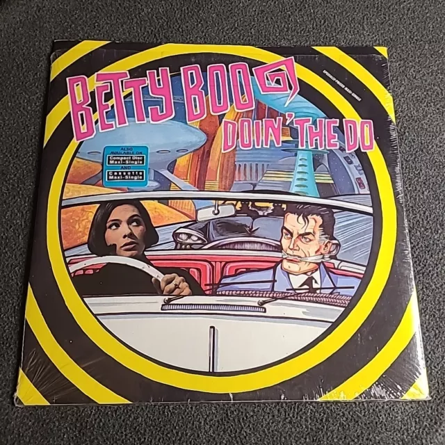 Betty Boo Doin' The Do 12" Vinyl Record Single Hype Sticker Original Shrink