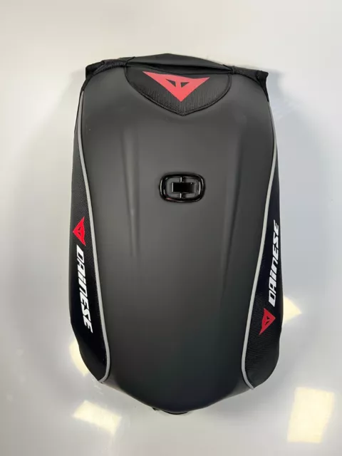 DAINESE D-MACH Motorcycle Compact Bagpack✅Stealth Black&Red Hardcase 22-30Litre