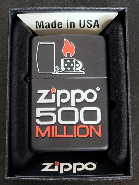 Zippo Club 500 Million De Briquets H Aout 2016 Entierement Neuf Avec Sa Boite