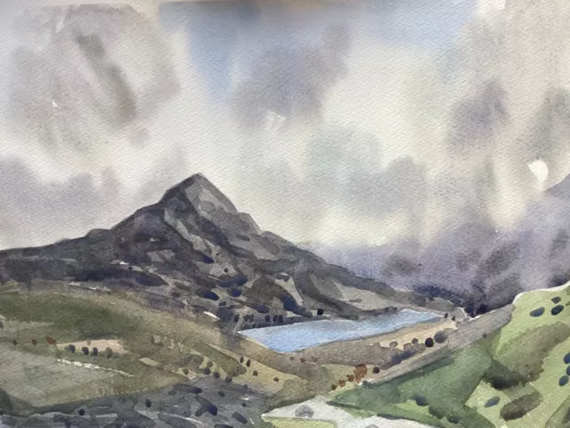 Malvern Hills Herefordshire Watercolour Painting - By Daniel Nichols