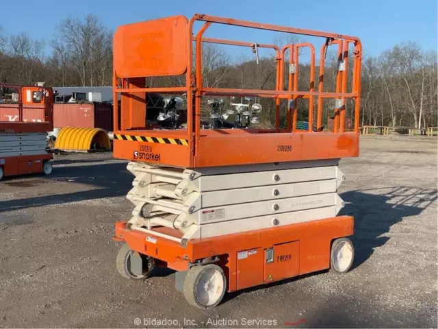 2018 Snorkel S4732E 32' Electric Scissor Lift Man Aerial Platform bidadoo