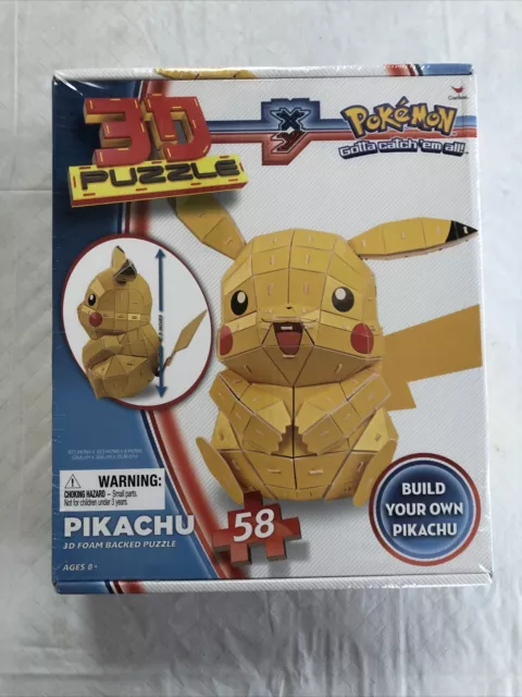 Pokemon Pikachu 3D Foam Backed 58-Piece Puzzle 