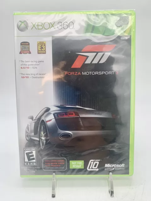 Forza Motorsport 3 (Microsoft Xbox 360, 2009) NEW Sealed Not For Resale  Edition