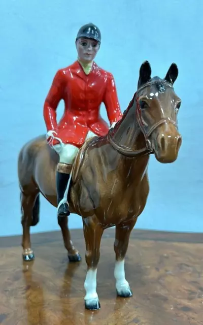 beautiful Beswick Horse Huntsman On Horse