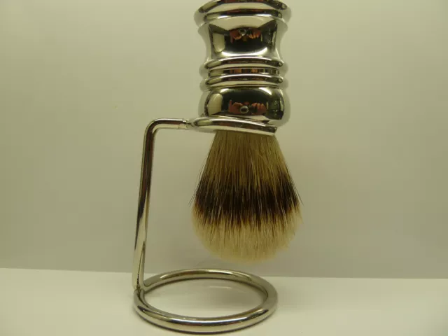 Silver Tip Badger shaving brush with FREE STAND!!