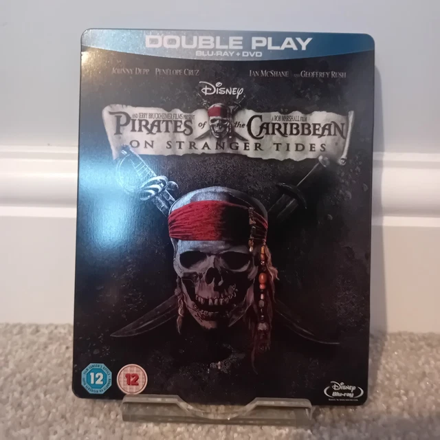 PIRATES OF THE Caribbean: On Stranger Tides Blu-ray Steelbook VGC £4.90 ...