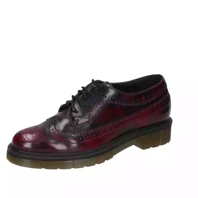 Chaussures Femme Il 'La 36 Ue Classique Bordeaux Cuir EZ469-36