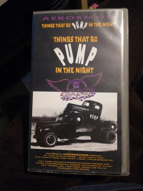 AEROSMITH : THINGS that Go Pump in the Night (VHS, 1990