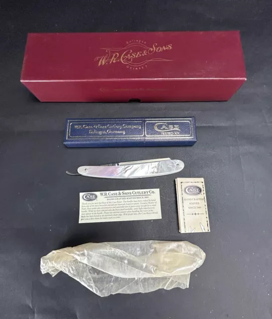 W.R. Case & Sons Tested XX Mother of Pearl Straight Razor