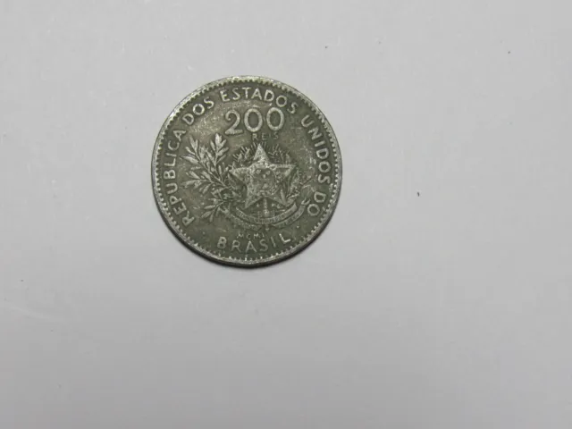 Old Brazil Coin - 1901 200 Reis - Circulated