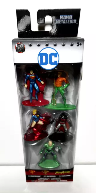 Jadatoys 84407 Nano Metal Figs Sammelfiguren DC Comics Superman Aquaman Batman