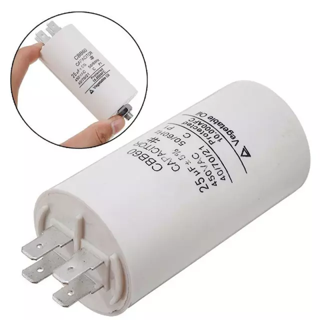 Capacitor 230/240V Fits BELLE Mini Mix 150 Cement Mixer 70/0135 July 1999on 25uf