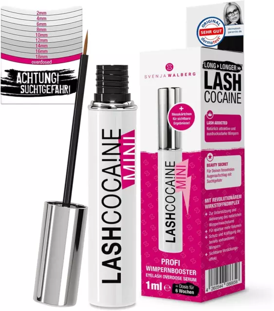 LASHCOCA!NE® Mini Siero Professionale per Ciglia Più Lunghe E Piene | Siero Vega