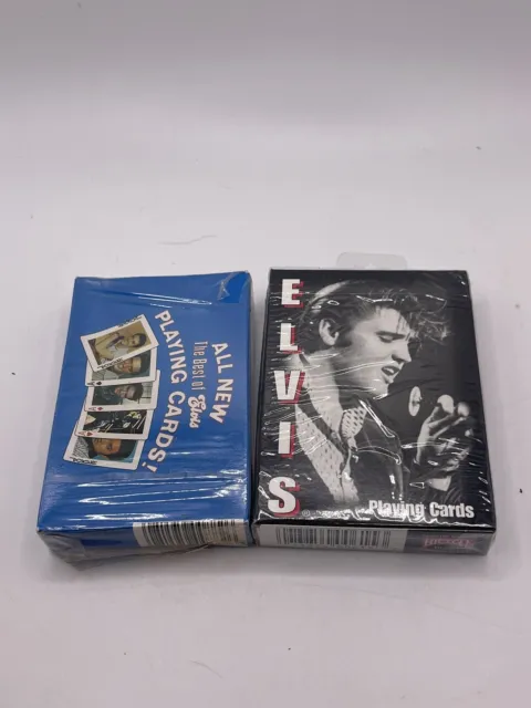 Elvis Presley Playing Cards New Sealed Bicycle Memorabilia Collection Set Of 2