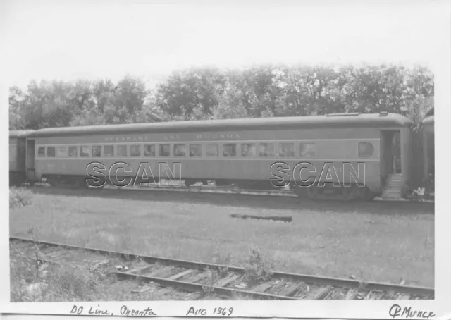 0Bb292 Rp 1969 Delaware & Hudson Railroad Coach Car #201 Oneonta Ny