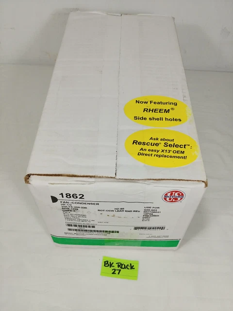 US Motors 1862 Fan Condenser Motor 230V 1/2HP 3.1 AMP