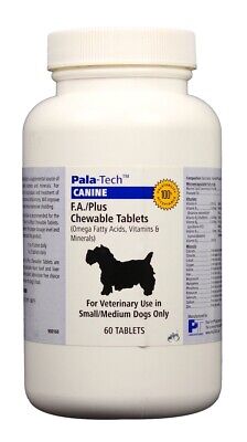 Canine FA Plus Chewable Tablets for Small & Medium Dogs (60 count)