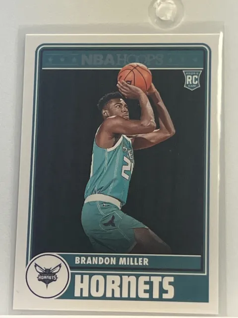 2023-24 NBA HOOPS Brandon Miller RC recrue hommage #284 Hornets EUR 3 ...